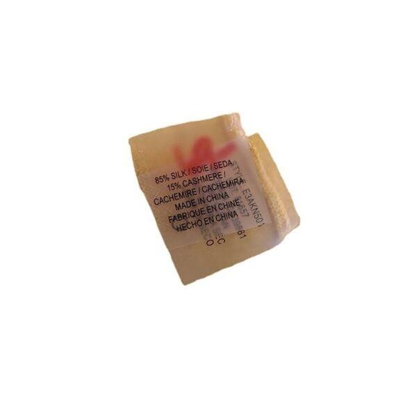 Elie Tahari Mustard Yellow Silk/Cashmere Ruffle Cardigan - Large - Picture 3 of 7